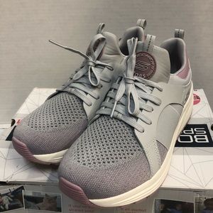 Women’s SKECHERS Grey Memory Foam Lace Up Sneakers